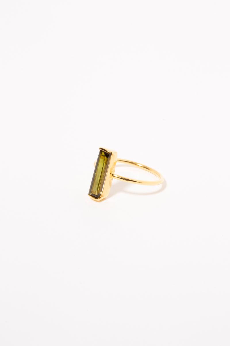 K18】BIRTHDAY RING Green tourmaline #31RK – Pahi AMULET