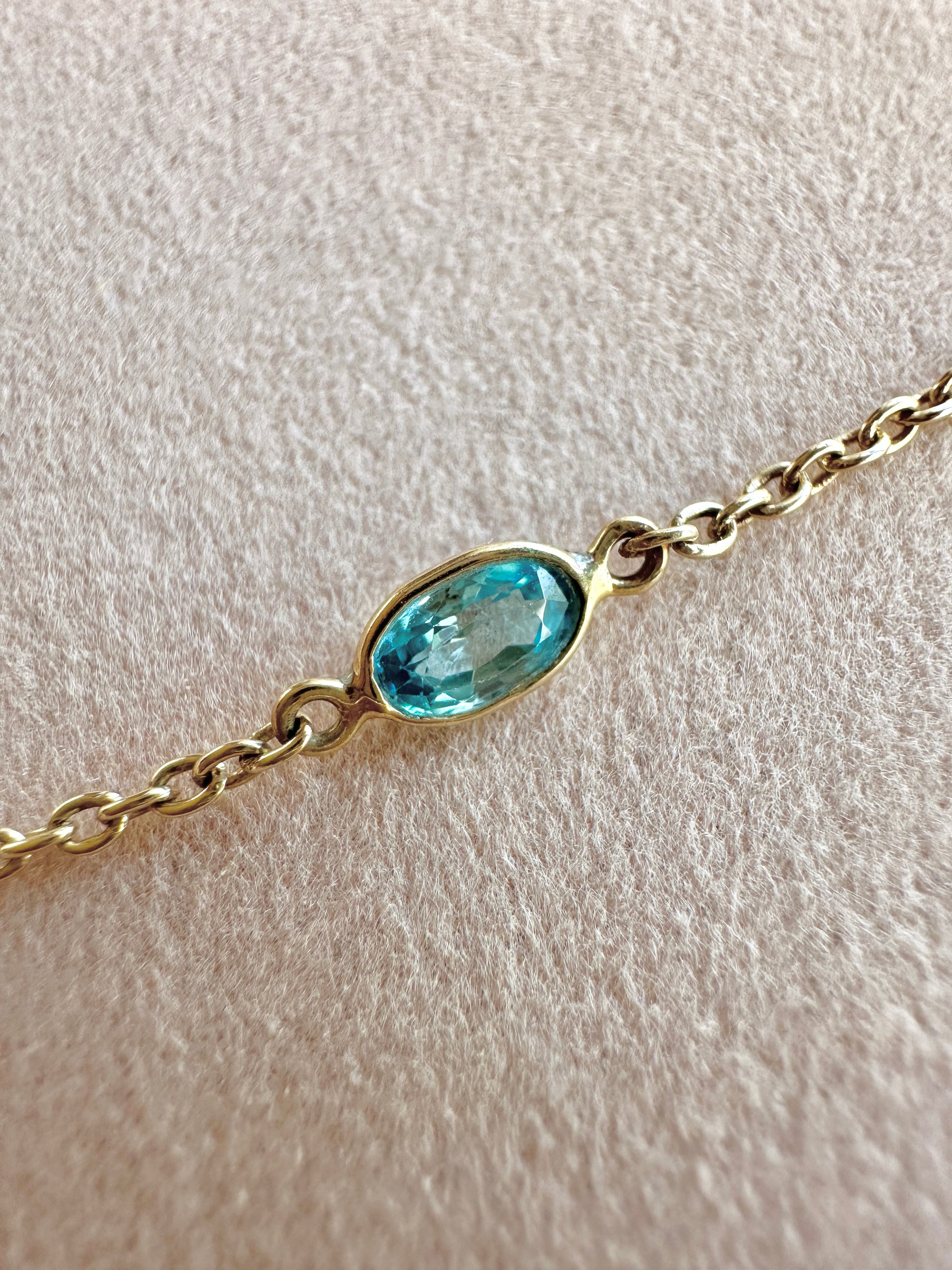 パヒアミュレットPahi Amulet ムーンストーンネックレス VM】L.E.O. NECKLACE Rainbow moonstone ,Blue zilcon#25 – Pahi
