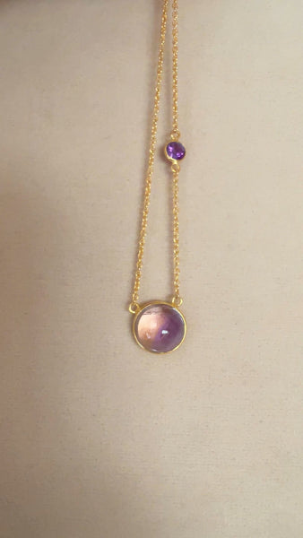 VM】L.E.O. NECKLACE Ametrine,Amethyst #3-9 – Pahi AMULET