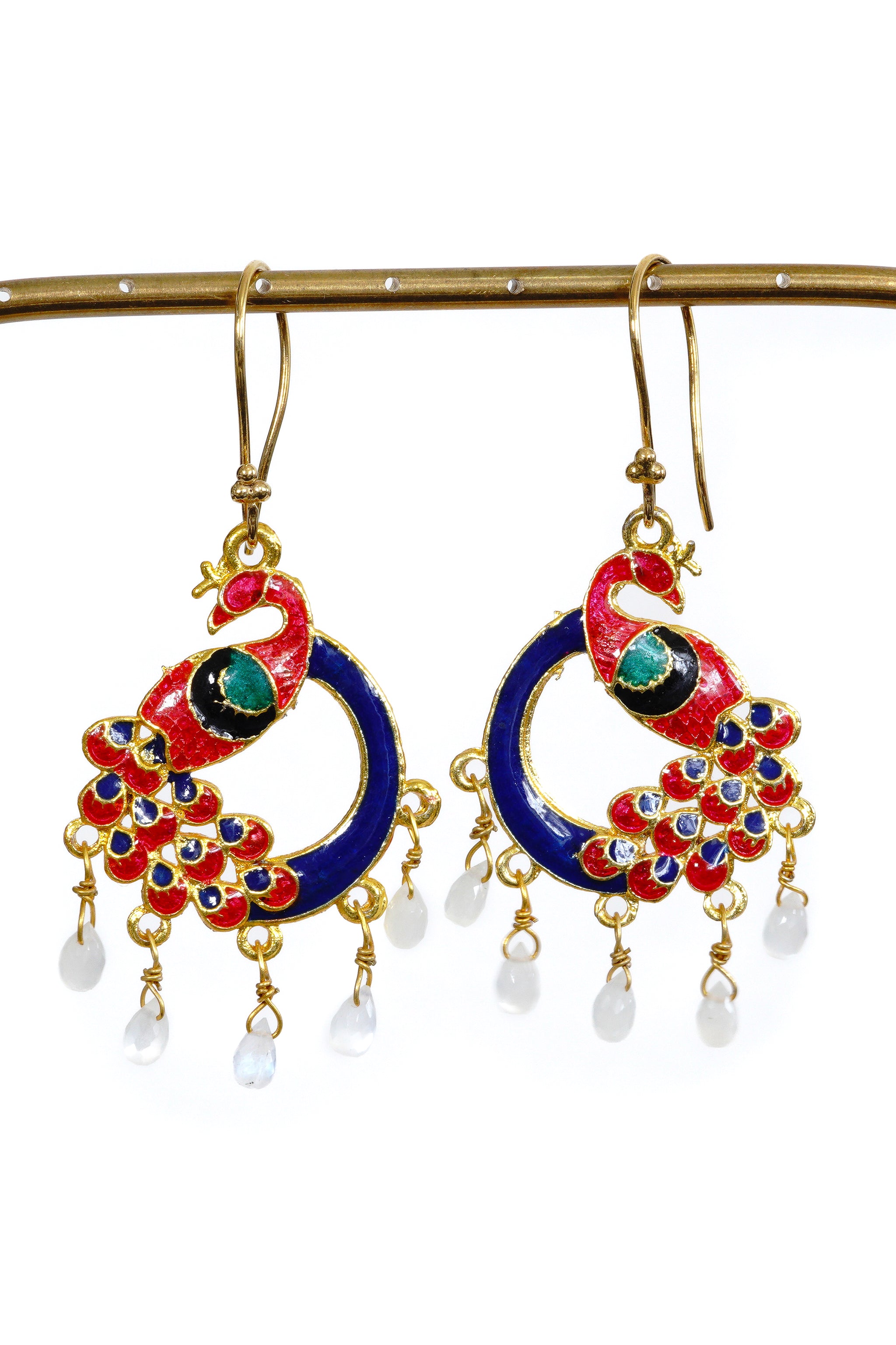 Pahi AMULET シェル ピンクガーネット インド パヒ アミュレット